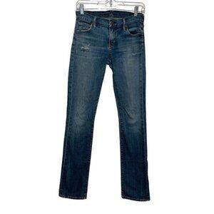 Citizen Of Humanity Ava Low Rise Straight Leg Jeans Size 27 Womens Denim Blue